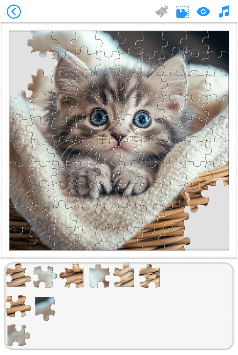 Puzzle Breeze puzzle selection screen
