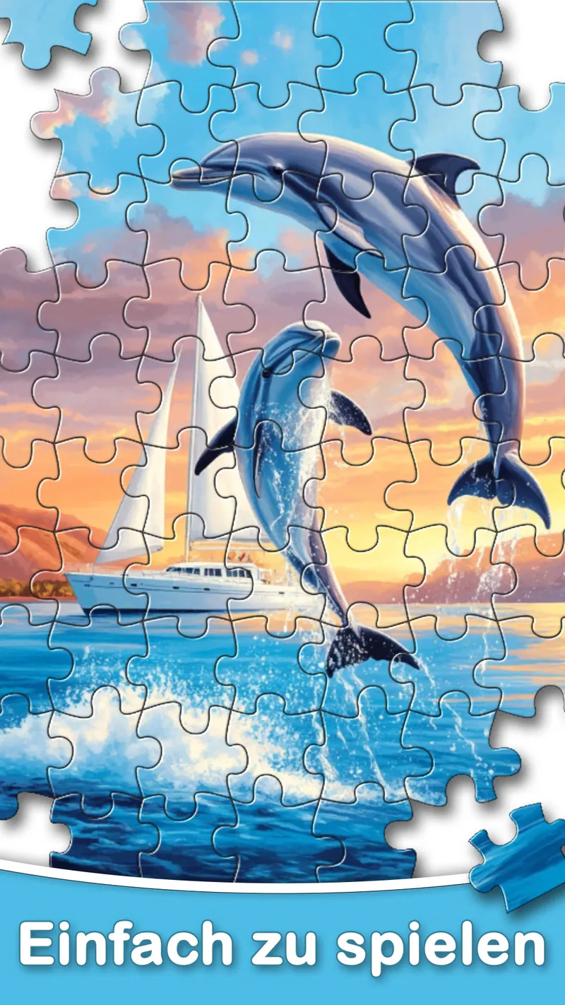 Einfaches Puzzle-Motiv