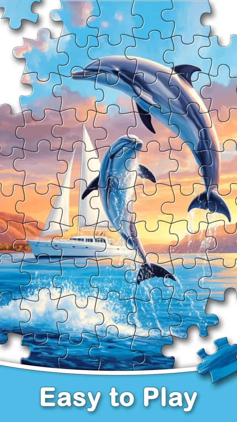 Easy to play puzzle scene